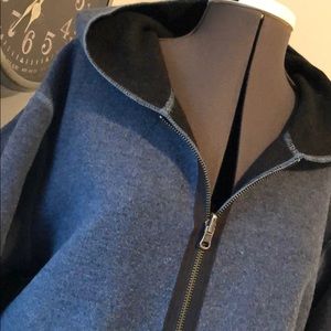 CAbi Wool mix sweater hood jacket